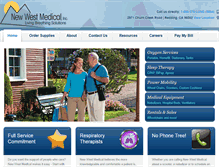 Tablet Screenshot of newwestmedical.com